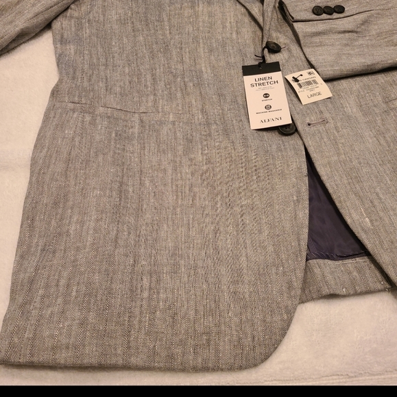 Inc gray herringbone blazer - Picture 7 of 14